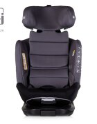 CHIPOLINO Scaun auto pentru copii Clima Air Anthracite I-Size 40-150 cm cu sistem isofix si sezut rotativ