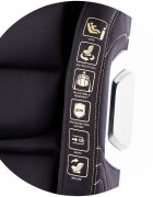 CHIPOLINO Scaun auto pentru copii Clima Air Blackberry I-Size 40-150 cm cu sistem isofix si sezut rotativ