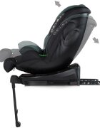 CHIPOLINO Scaun auto pentru copii Hypnotic Plus Green I-Size 40-150 cm cu sistem Isofix si sezut rotativ