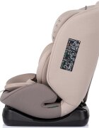 CHIPOLINO Scaun auto pentru copii Mondial Latte 40-150 cm I-Size cu spatar reglabil