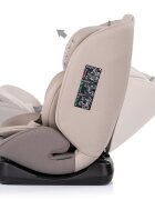 CHIPOLINO Scaun auto pentru copii Mondial Latte 40-150 cm I-Size cu spatar reglabil