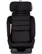 CHIPOLINO Scaun auto pentru copii Mondial Noir 40-150 cm I-Size cu spatar reglabil