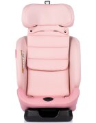 CHIPOLINO Scaun auto pentru copii Mondial Powder Pink 40-150 cm I-Size cu spatar reglabil