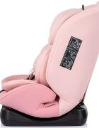 CHIPOLINO Scaun auto pentru copii Mondial Powder Pink 40-150 cm I-Size cu spatar reglabil