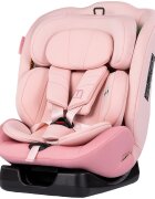 CHIPOLINO Scaun auto pentru copii Mondial Powder Pink 40-150 cm I-Size cu spatar reglabil