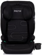 CHIPOLINO Scaun auto pentru copii Patrol Noir I-Size 100-150 cm cu sistem Isofix husa detasabila si suport pentru pahar