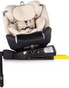 CHIPOLINO Scaun auto pentru copii Premium Biscotta i-Size rotativ 40-150 cm sistem isofix si picior de suport protectie la impact lateral SPS tetiera reglabila husa detasabila