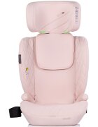 CHIPOLINO Scaun auto pentru copii Tycoon Iso Pink Marshmallow i-Size 76-150 cm cu sistem isofix top tether protectie la impact lateral SPS tetiera reglabila husa detasabila suport pahar