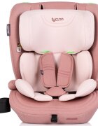 CHIPOLINO Scaun auto pentru copii Tycoon Pink Marshmallow i-Size 76-150 cm tetiera reglabila husa detasabila suport pahar
