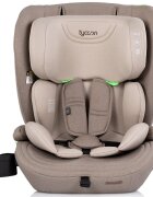CHIPOLINO Scaun auto pentru copii Tycoon Tiramisu i-Size 76-150 cm tetiera reglabila husa detasabila suport pahar