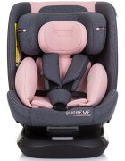 CHIPOLINO Scaun auto Supreme cu sistem Isofix I-Size 40-150 cm flamingo