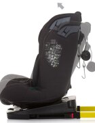 CHIPOLINO Scaun auto X Factor I-Size 40-150 cm obsidian cu sistem Isofix