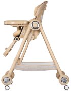 CHIPOLINO Scaun de masa 2 in 1 Melba Latte reglabil transformabil roti cu frana pliere compacta
