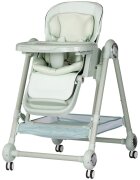 CHIPOLINO Scaun de masa 2 in 1 Melba Matcha reglabil transformabil roti cu frana pliere compacta