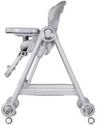 CHIPOLINO Scaun de masa 2 in 1 Melba Platinum reglabil transformabil roti cu frana pliere compacta