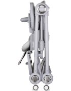 CHIPOLINO Scaun de masa 2 in 1 Melba Platinum reglabil transformabil roti cu frana pliere compacta