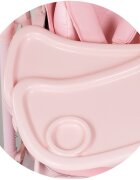 CHIPOLINO Scaun de masa 2 in 1 Melba Powder Pink reglabil transformabil roti cu frana pliere compacta