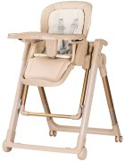 CHIPOLINO Scaun de masa 2 in 1 transformabil in leagan Super Chef Tiramisu cu roti spatar reglabi sezut reglabil pliere compacta