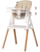 CHIPOLINO Scaun de masa 4 in 1 Multi Cashmere transformabil reglabil picioare elegante din lemn