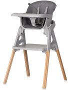 CHIPOLINO Scaun de masa 4 in 1 Multi Charcoal transformabil reglabil picioare elegante din lemn