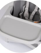 CHIPOLINO Scaun de masa 4 in 1 Multi Charcoal transformabil reglabil picioare elegante din lemn