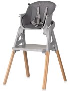 CHIPOLINO Scaun de masa 4 in 1 Multi Charcoal transformabil reglabil picioare elegante din lemn