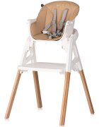 CHIPOLINO Scaun de masa 4 in 1 Multi Latte transformabil reglabil picioare elegante din lemn