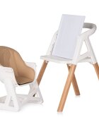 CHIPOLINO Scaun de masa 4 in 1 Multi Latte transformabil reglabil picioare elegante din lemn