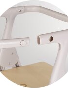 CHIPOLINO Scaun de masa 4 in 1 Quatro Cashmere transformabil reglabil si pliabil