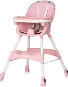 CHIPOLINO Scaun de masa Avocado Powder Pink cu tava reglabila jucarie detasabila cotiere si suport pentru picioare