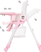 CHIPOLINO Scaun de masa Master Chef flamingo
