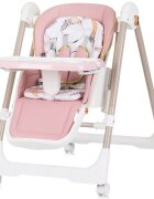CHIPOLINO Scaun de masa Milk Shake 2 in 1 flamingo