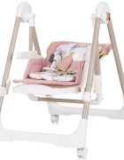 CHIPOLINO Scaun de masa Milk Shake 2 in 1 flamingo