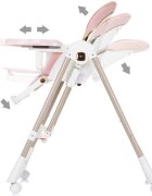 CHIPOLINO Scaun de masa Milk Shake 2 in 1 flamingo