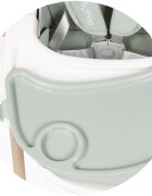 CHIPOLINO Scaun de masa pentru copii Candy Shop Matcha cu spatar reglabil in 3 pozitii inaltime reglabila 4 roti
