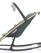 CHIPOLINO Scaunel balansoar Senso Basil Wood cu spatar reglabil bara de jucarii suport pentru cap centuri de siguranta pliere compacta