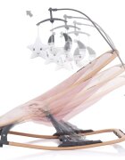 CHIPOLINO Scaunel balansoar Velvet rose water wood