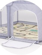 CHIPOLINO Tarc de joaca pentru copii 180x200 cm Laguna Grey