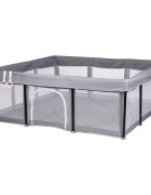 CHIPOLINO Tarc de joaca pentru copii Easy Grey 180x180 cm inele ajutatoare si usa pentru acces