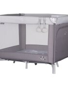 CHIPOLINO Tarc de joaca pentru copii Pop Up Hippo grey pliabil