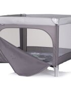 CHIPOLINO Tarc de joaca pentru copii Pop Up Hippo grey pliabil