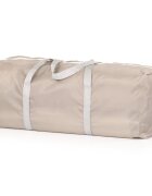 CHIPOLINO Tarc de joaca pentru copii Vibe Beige 120x120 cm inele ajutatoare si usa pentru acces