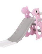 CHIPOLINO Tobogan pentru copii Dino Pink 116 cm