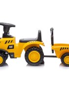 CHIPOLINO Tractor de impins CAT yellow volan cu sunete spatiu pentru depozitare greutate admisa 25 kg