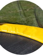 CHIPOLINO Trambulina Sporty yellow 140 cm cu cos de baschet