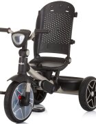 CHIPOLINO Tricicleta pentru copii Derby granite cu copertina si sezut reversibil spatar reglabil pozitie somnfrana suport pentru picioare maner cu control al directiei jucarie cu muzica si lumini
