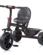 CHIPOLINO Tricicleta pentru copii Pulse Avocado cu maner cu control al directiei copertina detasabila scaun confortabil cu husa moale suport pentru picioare si cos pentru cumparaturi