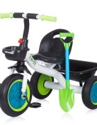 CHIPOLINO Tricicleta pentru copii Rover ocean cu sezut si ghidon confortabil cos pentru accesorii lopata de jucarie inclusa pentru copii cu o greutate de pana la 25 kg