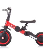 CHIPOLINO Tricicleta pentru copii Smarty Red 2 in 1 ghidon reglabil de la 1 ani si o greutate de pana la 25 kg