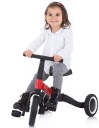 CHIPOLINO Tricicleta pentru copii Smarty Red 2 in 1 ghidon reglabil de la 1 ani si o greutate de pana la 25 kg